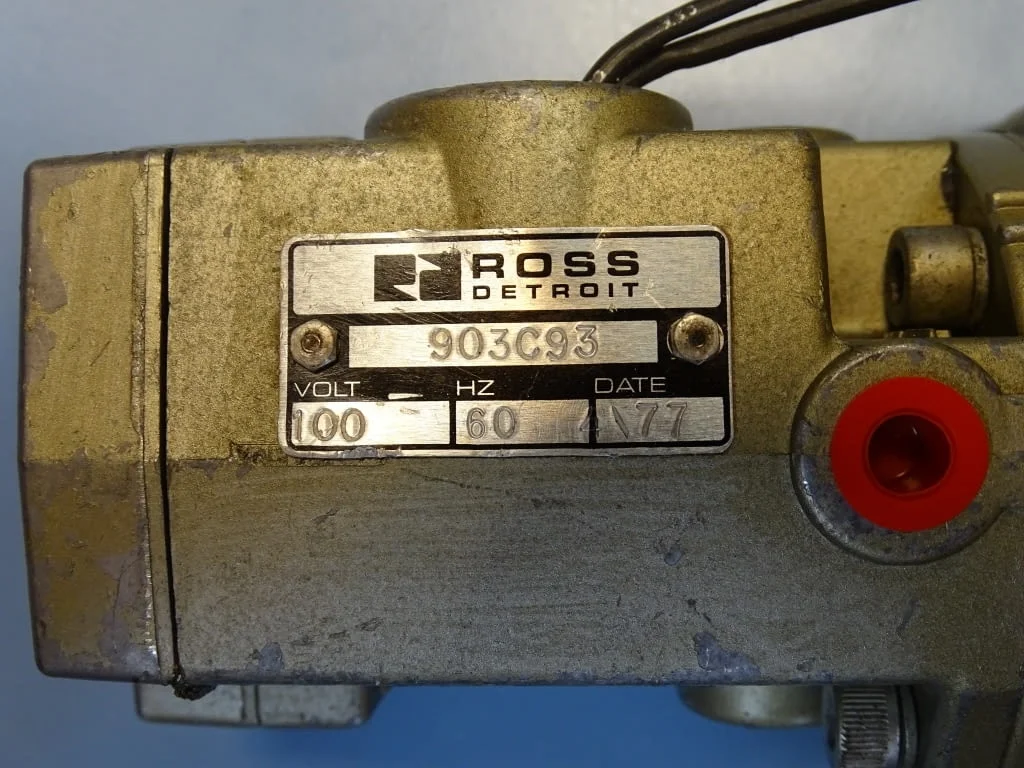 Пневматичен разпределител за преси ROSS J2773A4011 directional control valve 100V — снимка 7