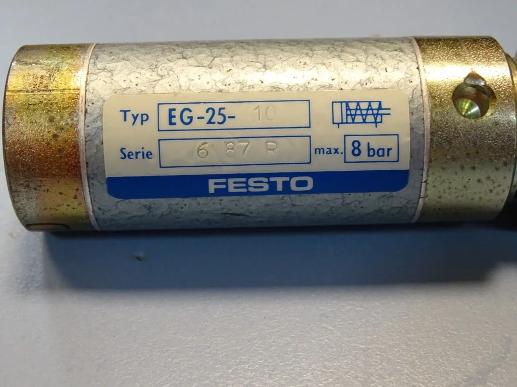 Пневматичен цилиндър еднодействащ Festo EG-25-10 pneumatic cylinder — снимка 2
