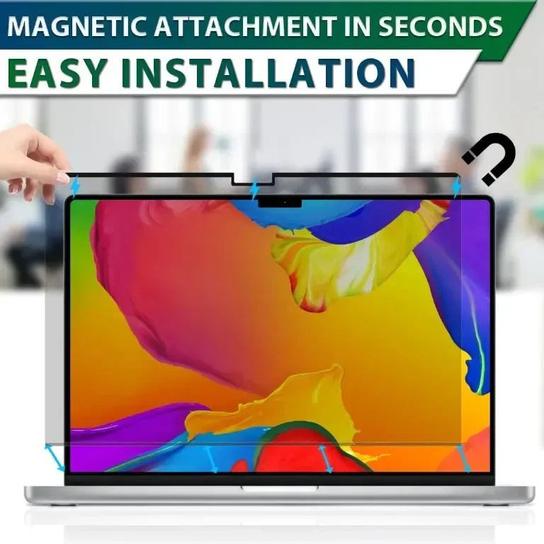 Магнитен екран за поверителност STARY за MacBook Air 13,6 инча (, M2, M3, M4) — снимка 4