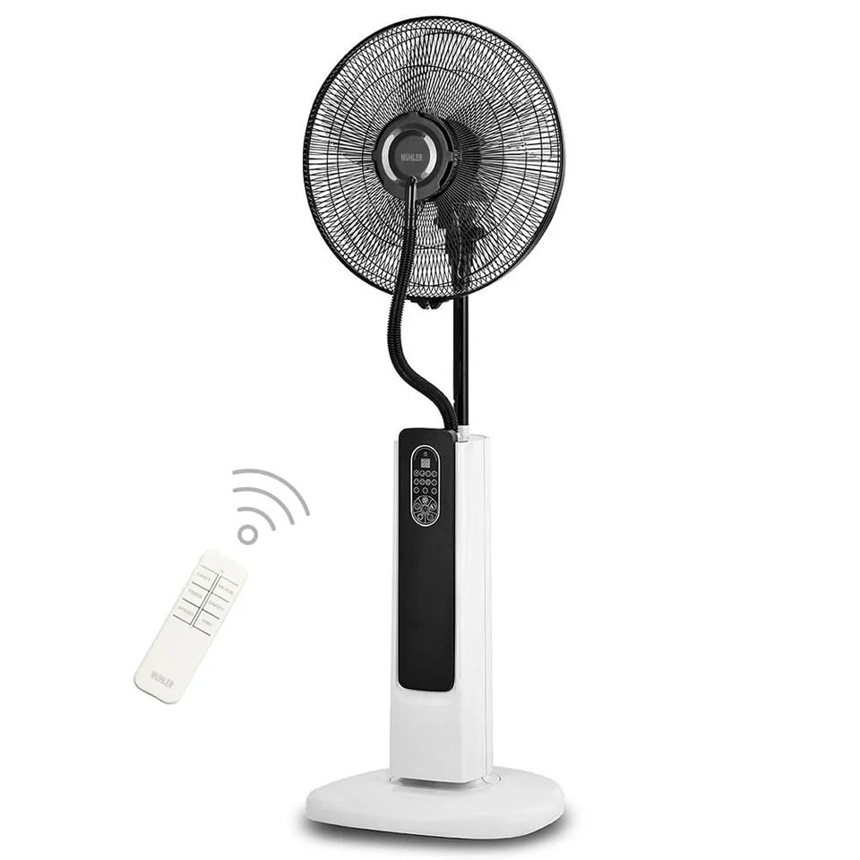 Вентилатор с водна мъгла 16'' Muhler MF-1679RC, 75W, LED, дист. упр-е