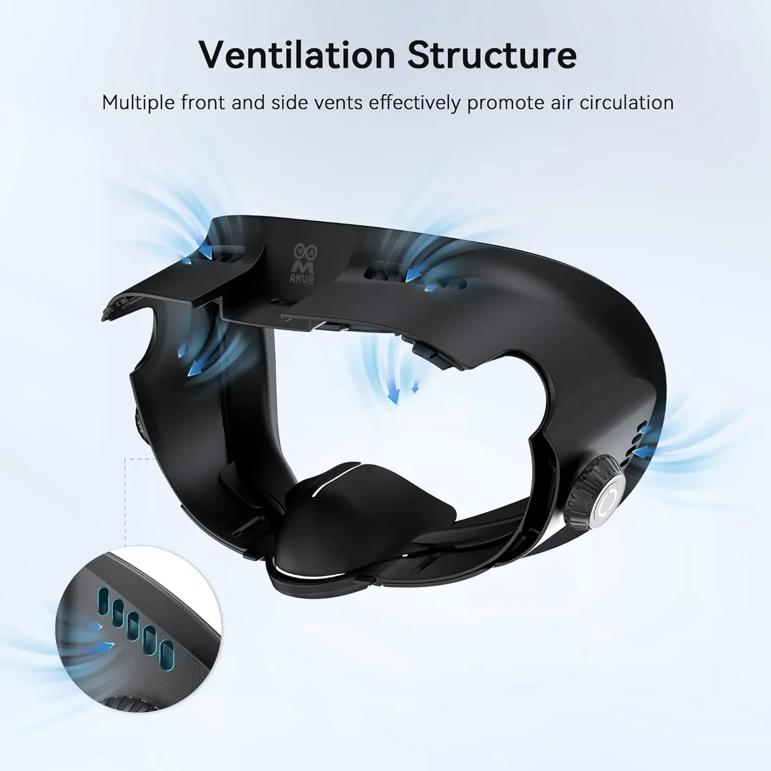 AMVR FC4L защитна подложка за лице за Meta/Oculus Quest 3 (включва силиконов щит за нос) — снимка 4
