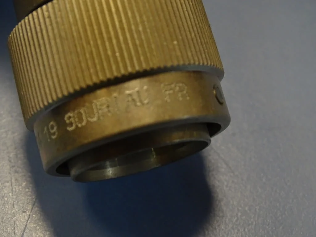 Кръгъл конектор Souriau 840 series circular connector 4 contacts — снимка 6