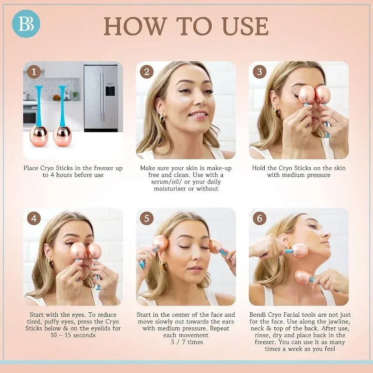 Bondi Body Cryo Sticks For Face - Крио ролер за лице — снимка 6