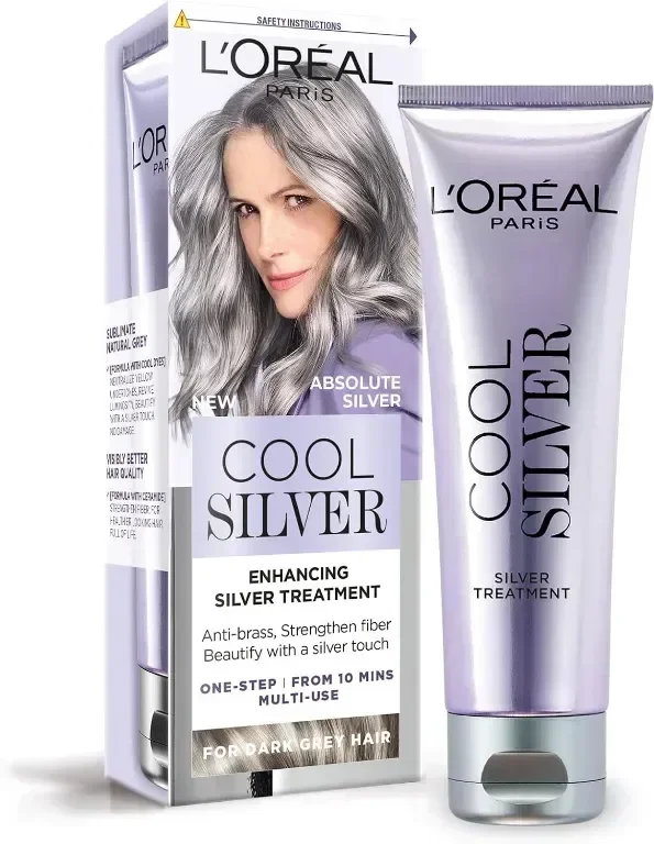 L'Oréal Paris Cool Silver Absolute Silver, нашата първа подсилваща терапия за естествена сива коса