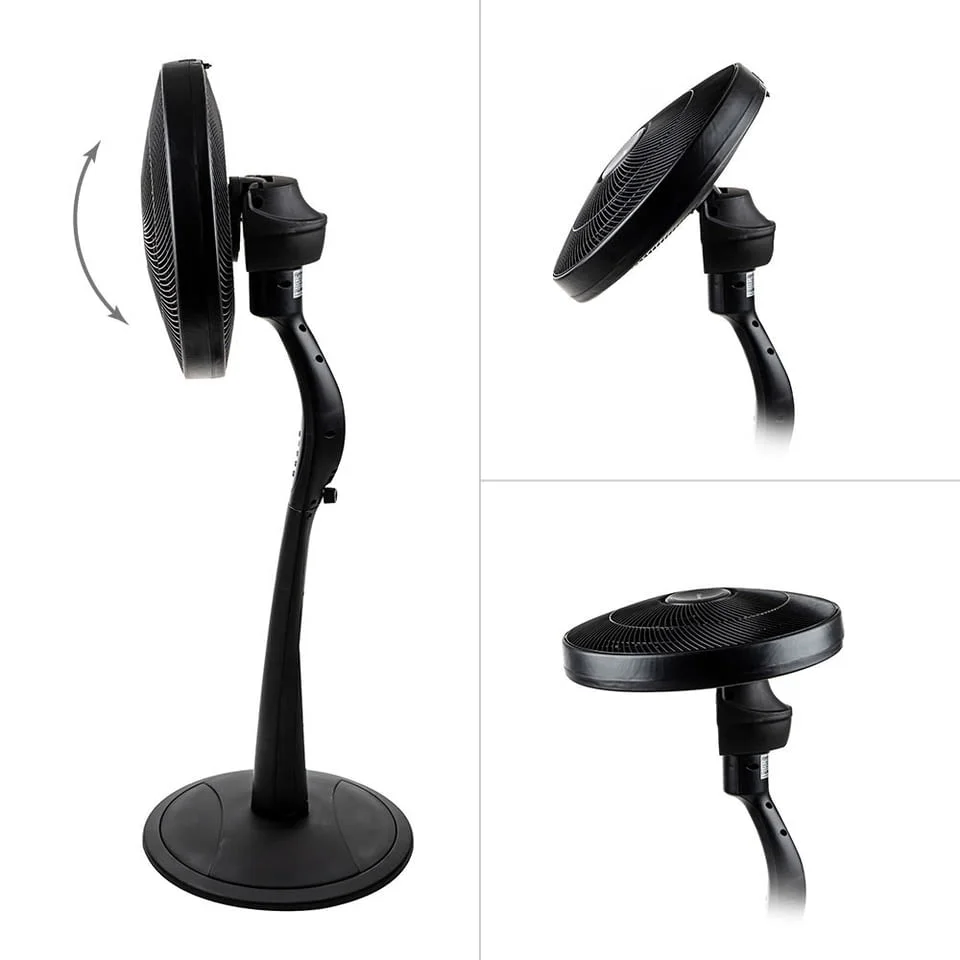 Вентилатор на стойка 16''Diplomat DX-555RC 2в1, 55W, Wi-Fi, таймер, височина 72/124.5 cm — снимка 3