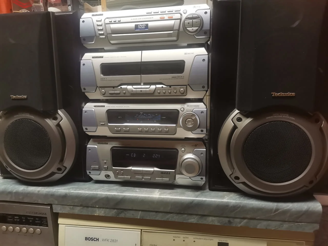 Technics Separate Stack Hifi Anlage. SH-DV250 , SA-DV250 SL-DV250 RS-DV250