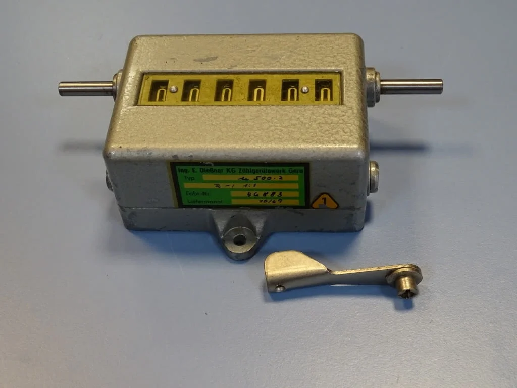 Механичен брояч Ing.E.DieBner KG M500.2(R1:1)mechanical counter — снимка 9