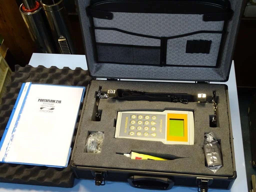 Дебитомер ултразвуков Micronics PORTAFLOW 216 Flowmeter portable — снимка 8