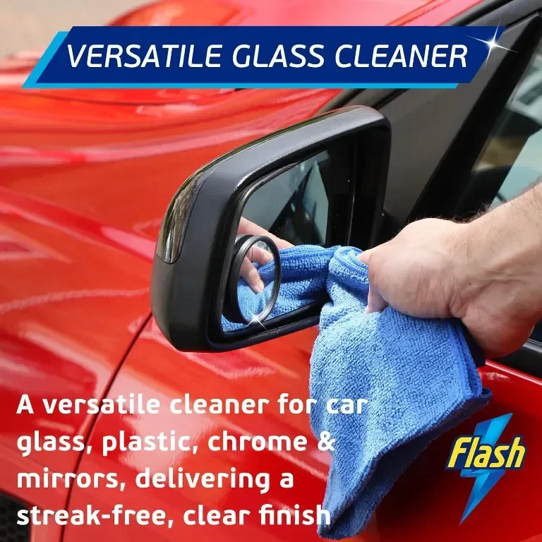 Flash Car Care Автомобилен комплект за грижа за автомобили 4x500 мл за външно и вътрешно почистване — снимка 4