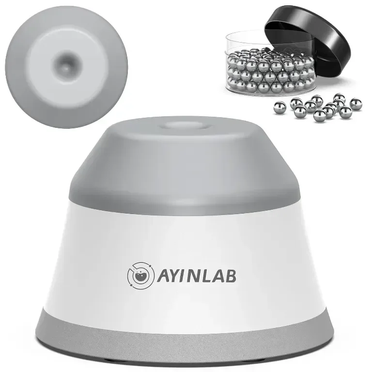 Вихров миксер AYINLAB 3000rpm, с функция за докосване, с силиконова капачка и 120 бр топчета