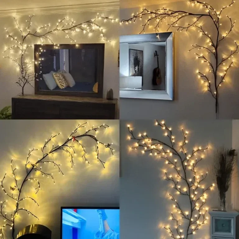 Умни лампички за домашен декор от клонки, 144 LED, приложение и дистанционно, синхронизирне с музика — снимка 6