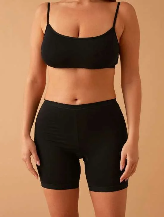 Jadea S, M, L, XL, 2XL, 3XL, 4XL, 5XL черни, телесни италиански памучни крачоли против протриване — снимка 5