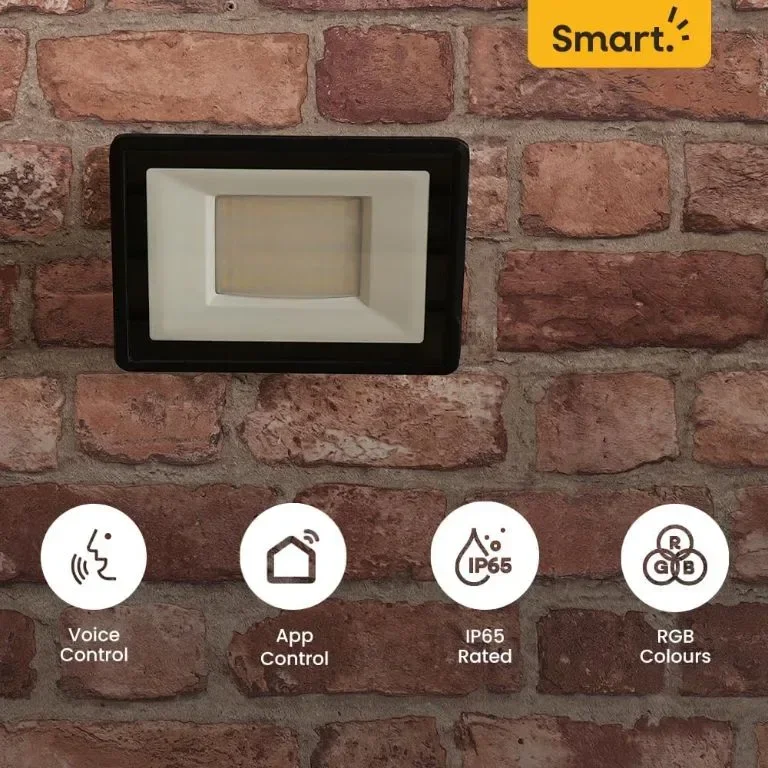 ValueLights Smart Outdoor Floodlight 50W, RGB прожектор с промяна на цвета, IP65 — снимка 4