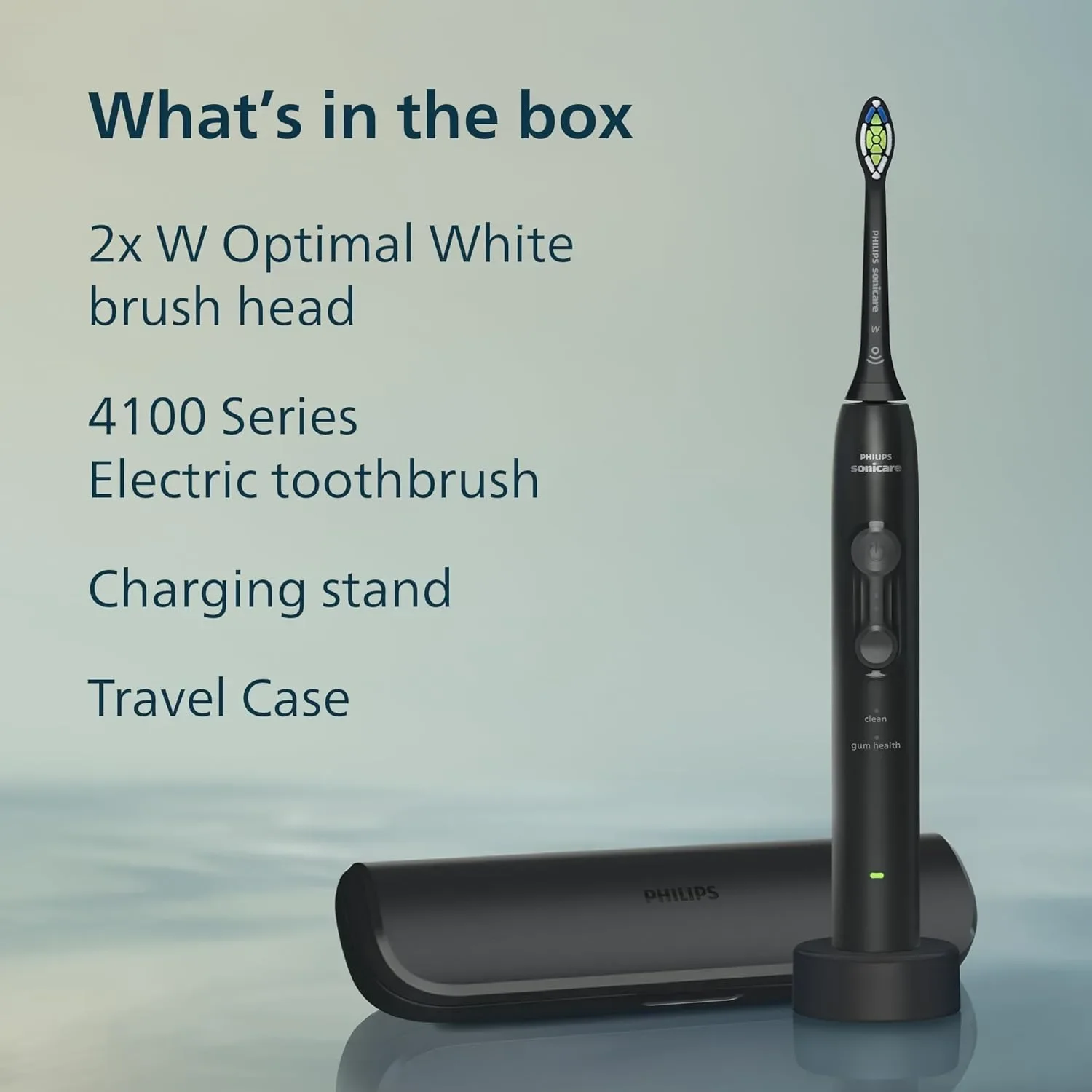 Philips Sonicare 4100 електрическа четка за зъби HX4044/52 със SmartTimer и Pressure Sensor — снимка 9