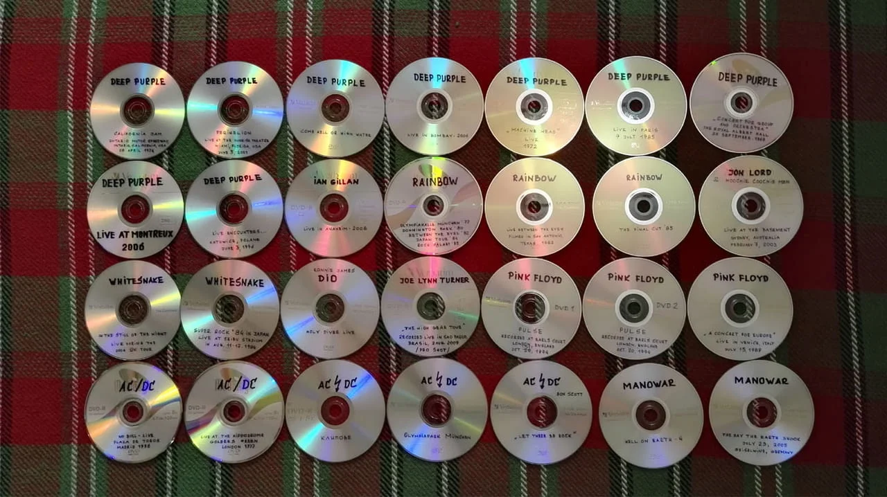 Лична колекция музика на DVD
