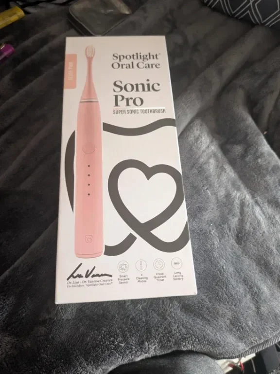 Електрическа четка за зъби Blush Pink Sonic Pro, розова — снимка 9