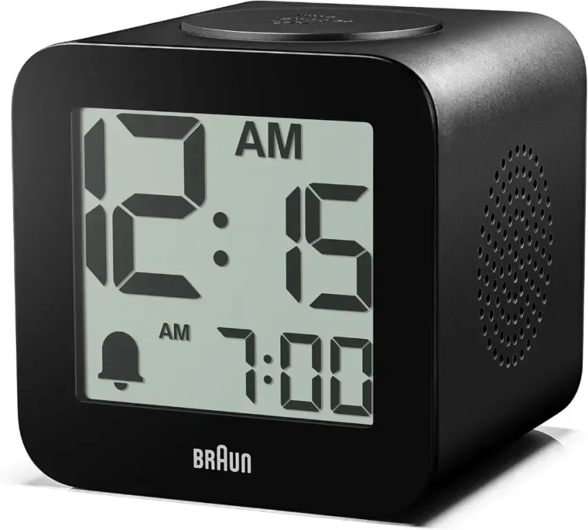 Цифров говорещ будилник Braun с дрямка, позитивен LCD дисплей, BC25BP — снимка 8