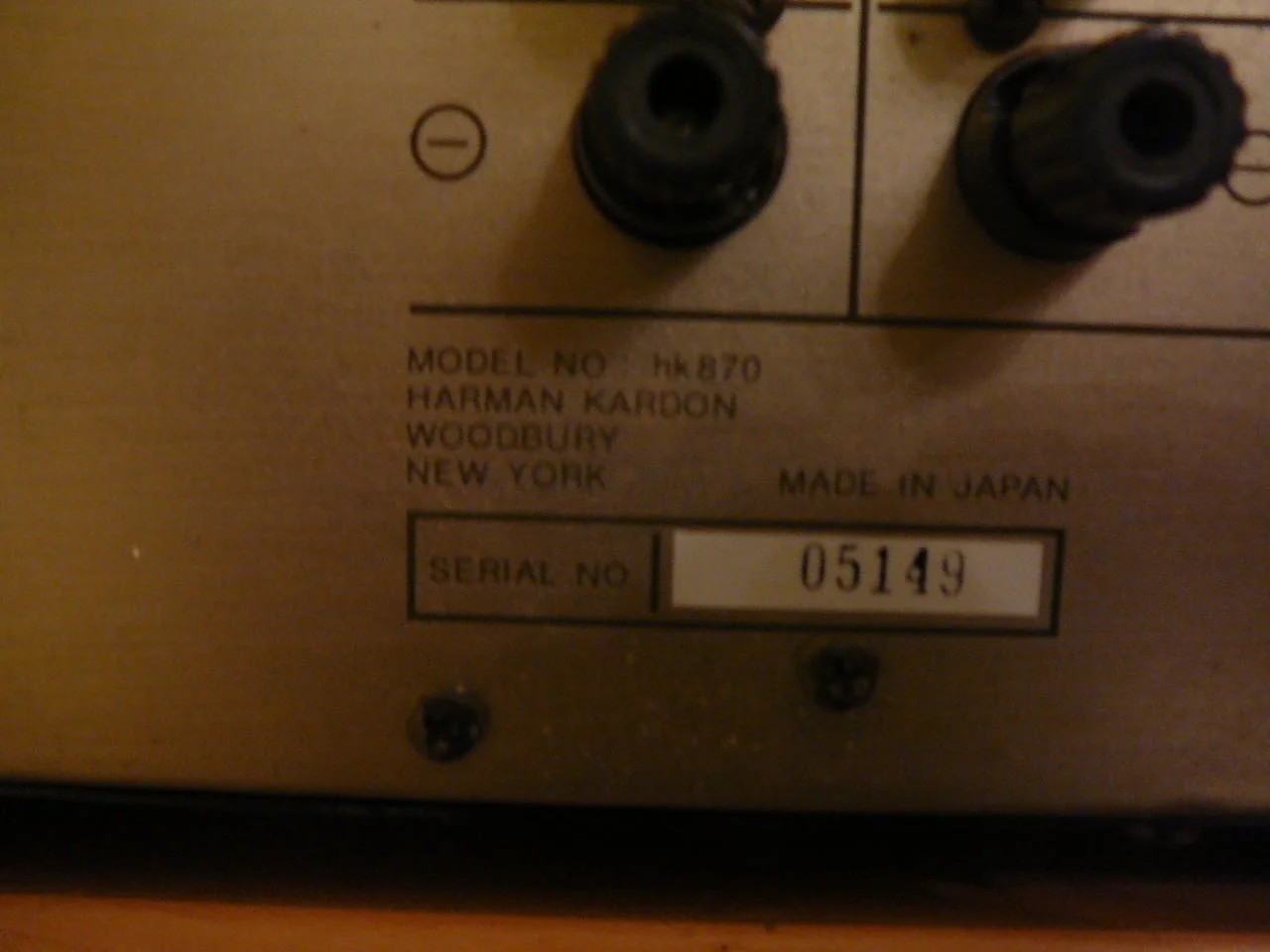 Harman kardon hk 825 i 870 i tuner — снимка 7
