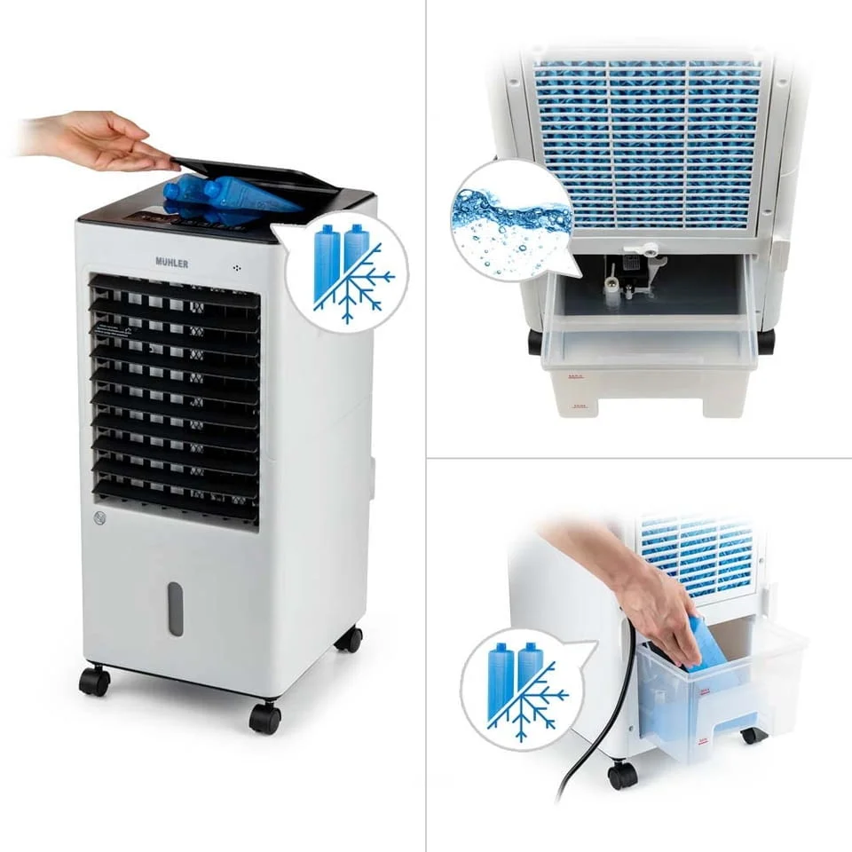 Мобилен охладител и отоплител Muhler MC-6066H, 2000W, LED — снимка 6