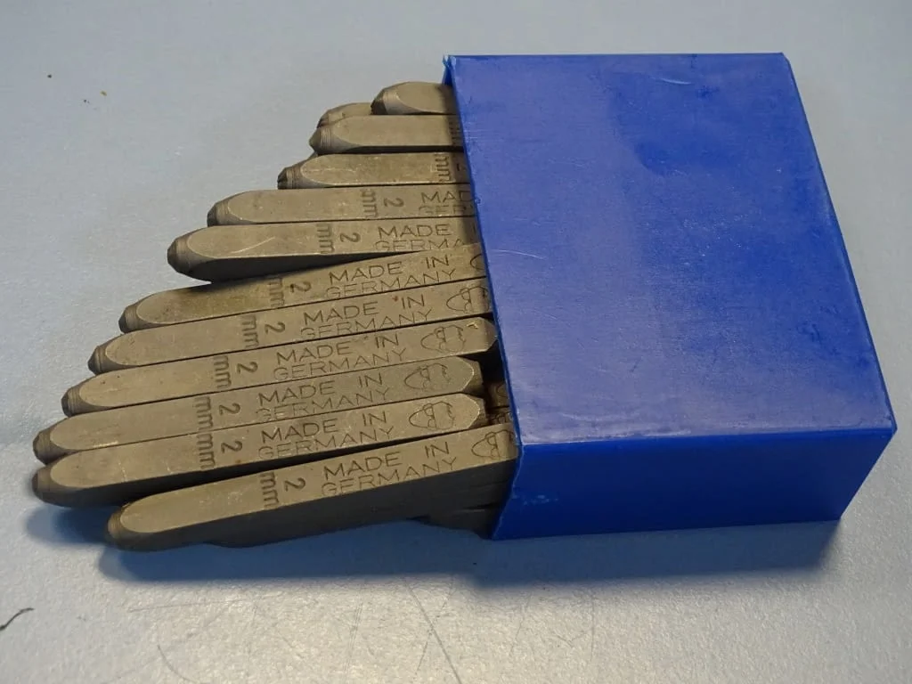 Комплект шлосерски букви-кирилица 2 mm Gravurem Cyrillic Alphabet 58-61 HRC — снимка 4