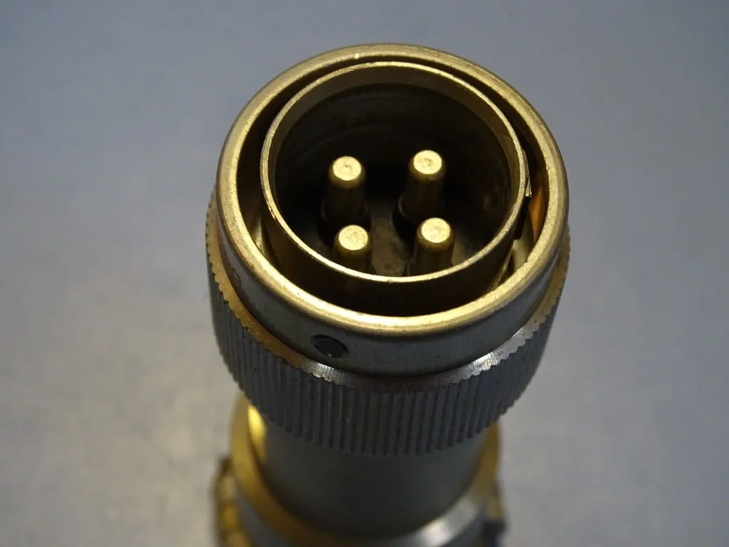 Кръгъл конектор Souriau 840 series circular connector 4 contacts — снимка 4
