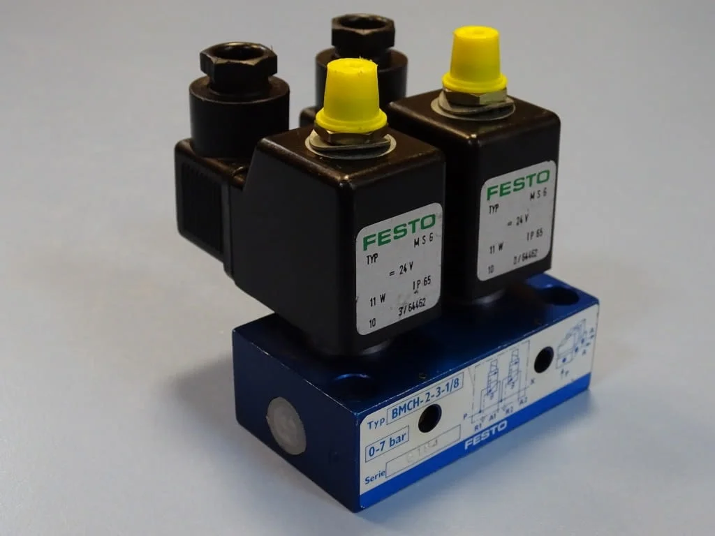 Пневматичен вентил Festo BMCH-2-3-1/8 Solenoid Valve 0-7Bar 24VDC — снимка 7
