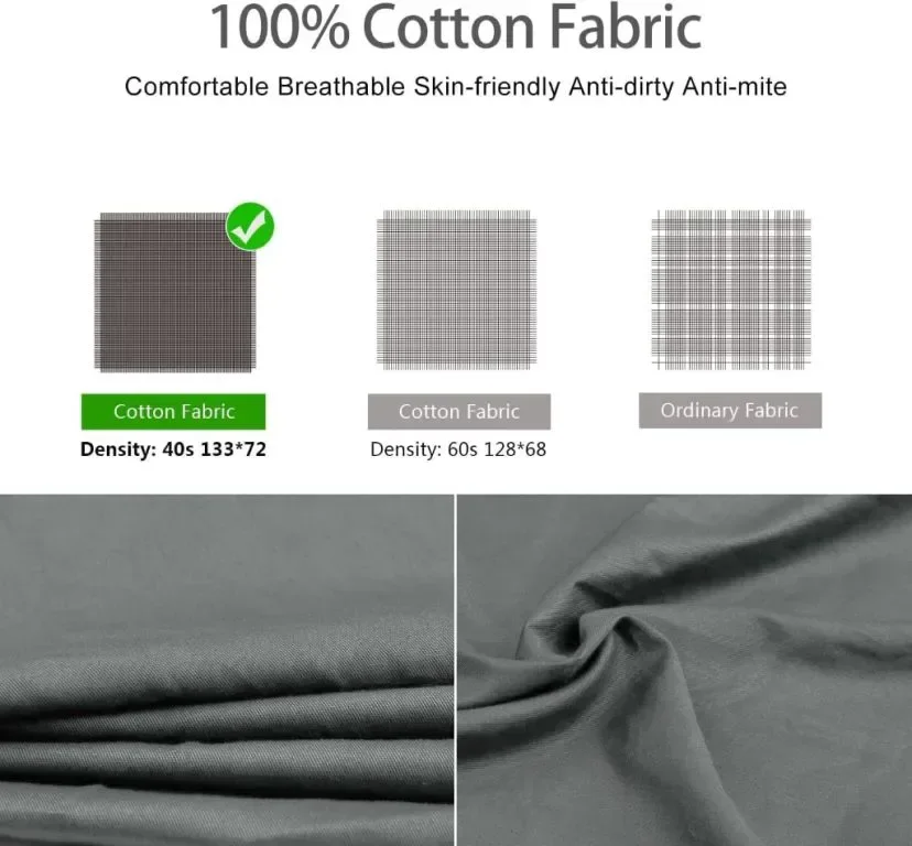 MYCARBON Подплата за спален чувал за пътуване, къмпинг, 100% памук, издръжлив, мек, лек, 220 x 90 cm — снимка 8