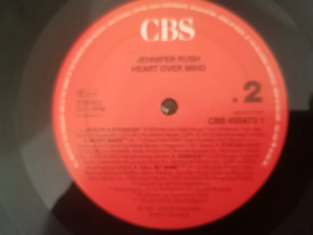Jennifer Rush - Heart Over Mind LP 1987 — снимка 8