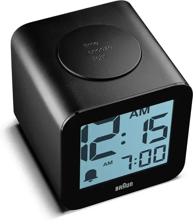 Цифров говорещ будилник Braun с дрямка, позитивен LCD дисплей, BC25BP — снимка 7