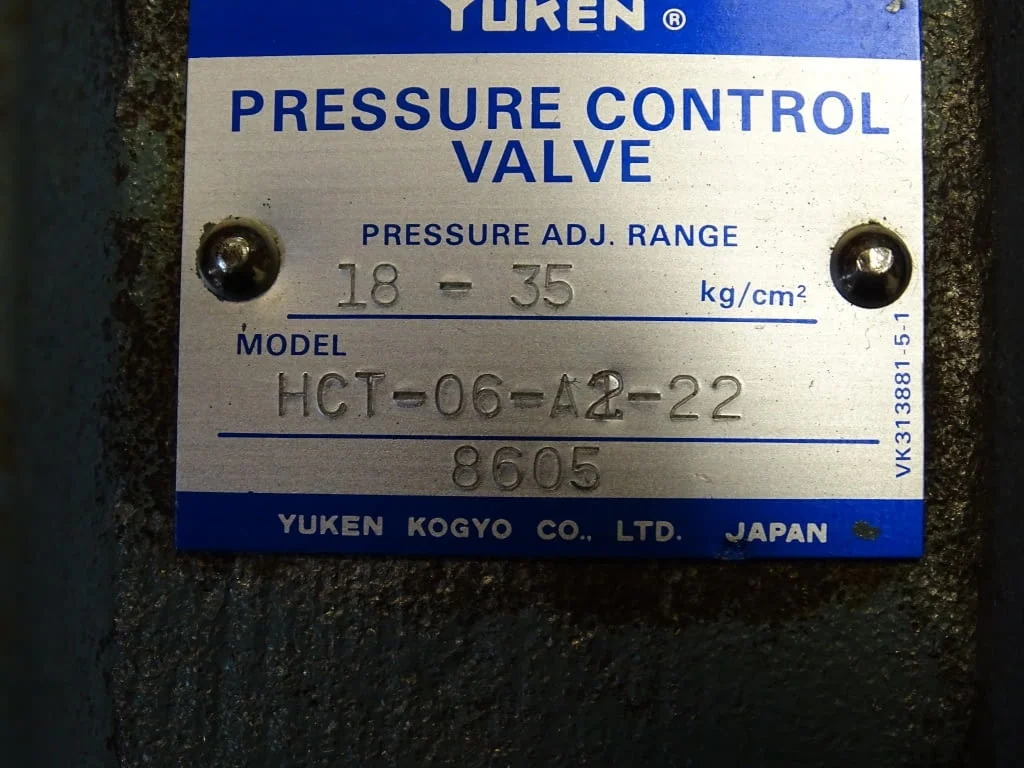 Хидравличен клапан YUKEN HCT-06-A2-22 pressure control valve — снимка 3
