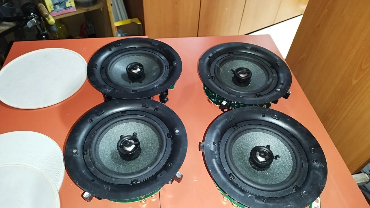 Тонколони за вграждане - AUDICA professional Median IC 165 и AUDAC CS1000S - Субуфер за вграждане — снимка 5