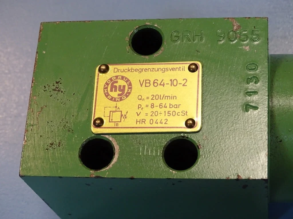 Хидравличен разпределител Hydraulik Ring VB64-10-2 pressure relief valve — снимка 3