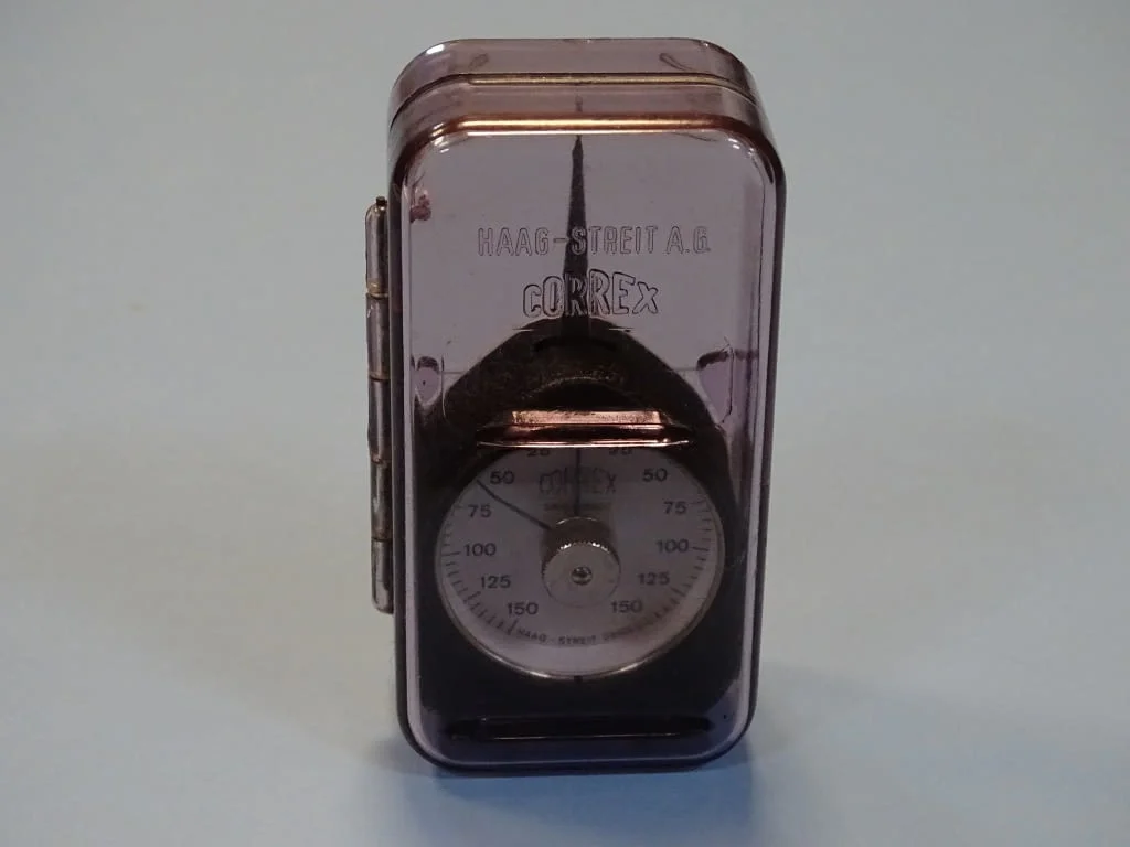 Грамометър CORREX HAAG-STREIT Bern tension gauge Gramm Pond 0-150/150-0 — снимка 2