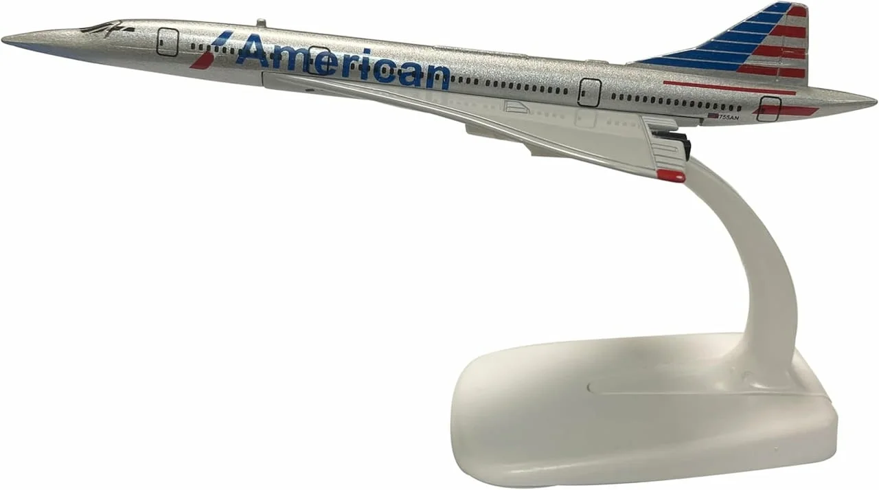 Конкорд самолет модел макет метален American полет небе класа Concorde