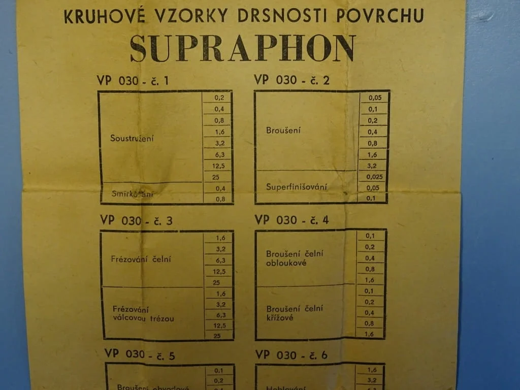 Еталон за проверка на грапавост SUPRAPHON VP-031 0.1-25 — снимка 8