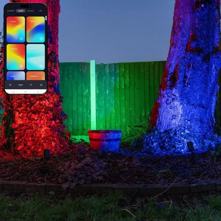 ValueLights Smart Outdoor Ground Spike Light, IP65, App Control, Работи с Alexa и Google - 3 броя — снимка 3