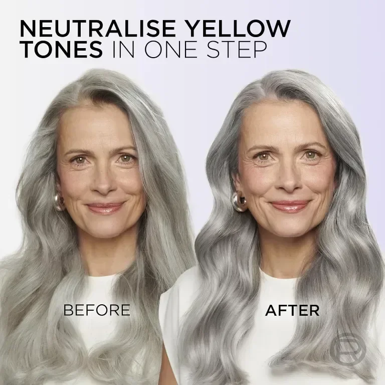 L'Oréal Paris Cool Silver Absolute Silver, нашата първа подсилваща терапия за естествена сива коса — снимка 3