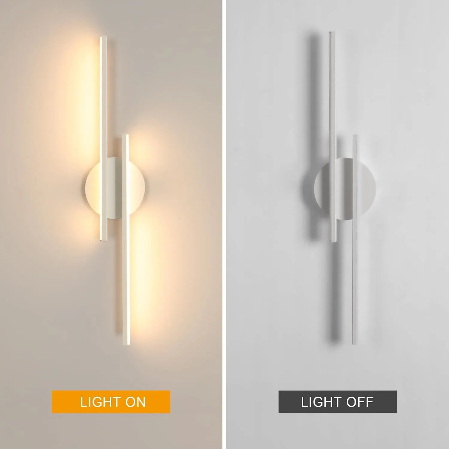 LED стенна лампа 24W, 2700 lm, топла светлина 3000K, 60 см (алуминиево тяло) — снимка 9
