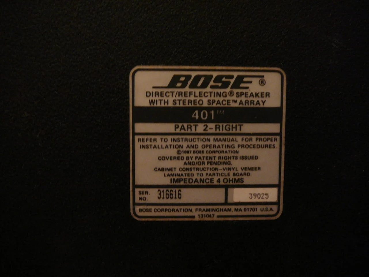 Bose 401 — снимка 9
