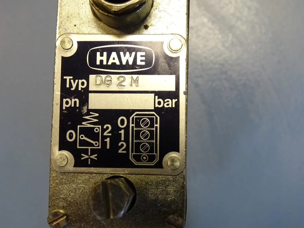 Пресостат хидравличен HAWE DG2M hydraulic pressure switch — снимка 5