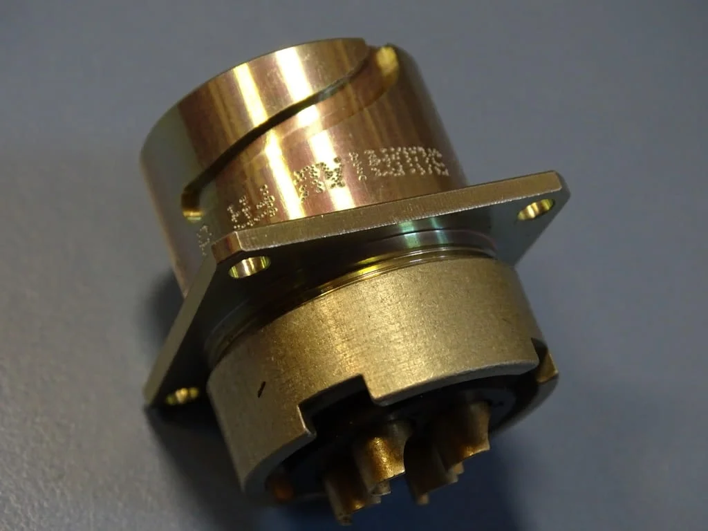 Кръгъл конектор Souriau 840 series circular connector 4 contacts — снимка 3