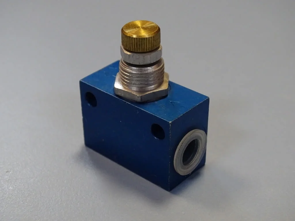 Вентил за контрол на потока Festo GR-1/8 Flow Control Valve 0-10Bar — снимка 5