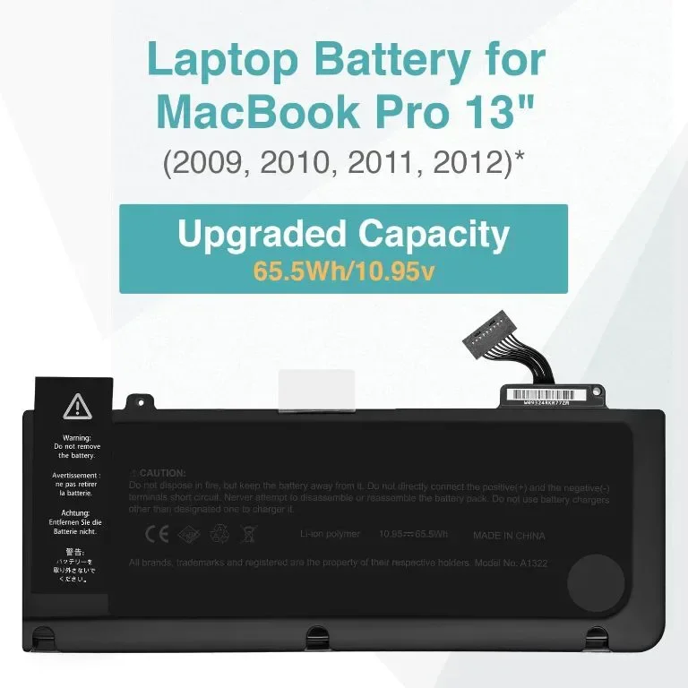 Батерия BRTONG A 1322 за Mac Book Pro 13" — снимка 2