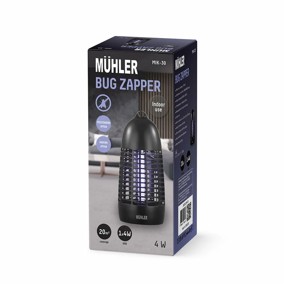 Инсектицидна лампа Muhler MIK-30, 4W, 20m2 — снимка 4