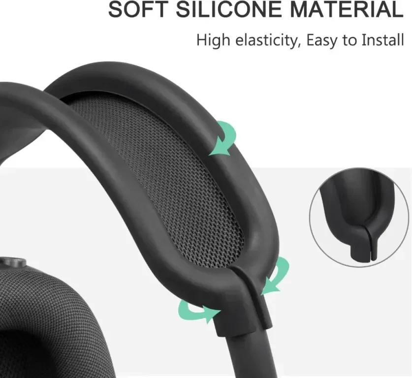 Резервен комплект SOULWIT за AirPods Max, черно — снимка 6