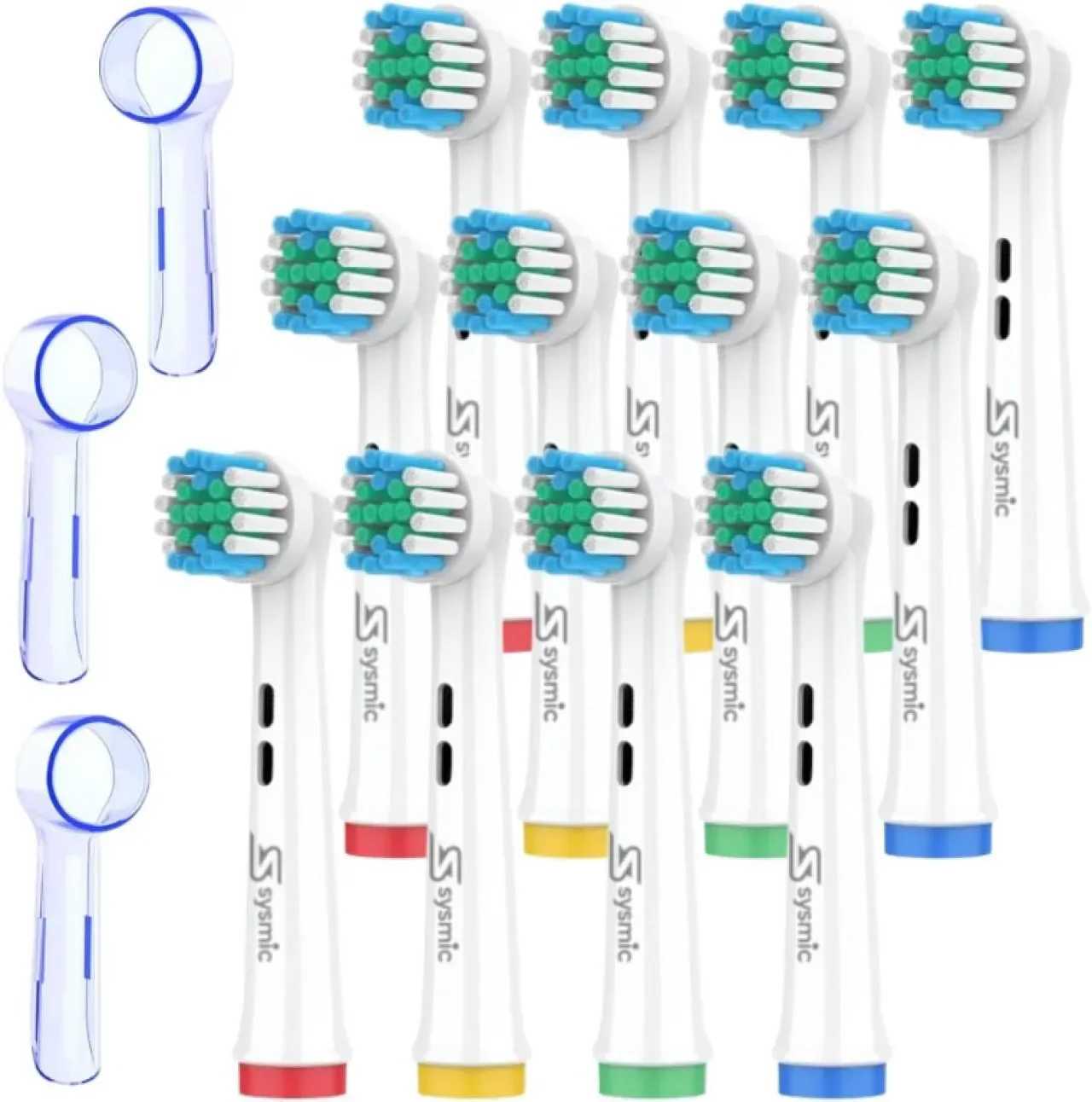 12 броя резервни накрайници за електрическа четка за зъби Oral B, 3 защитни калъфа — снимка 7
