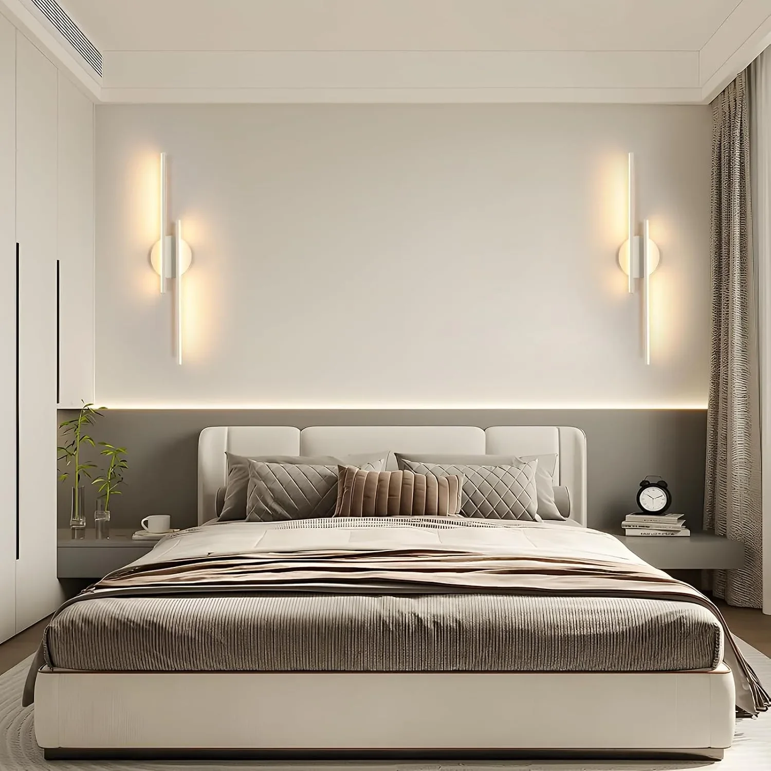 LED стенна лампа 24W, 2700 lm, топла светлина 3000K, 60 см (алуминиево тяло) — снимка 2