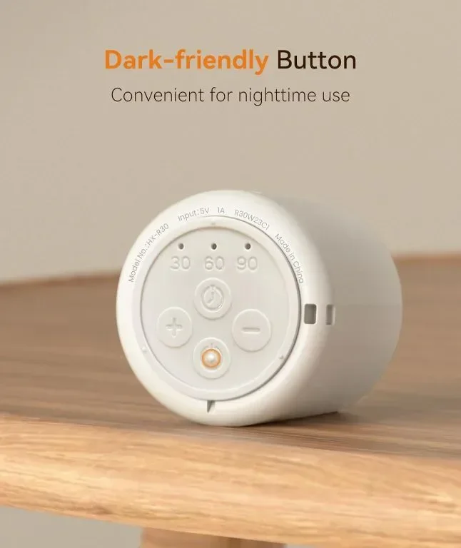 Dreamegg Pocket Sleep 1 - Преносима машина за бял шум за сън, 16 релаксиращи звука, 32 нива на звука — снимка 7