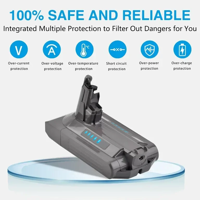 Батерия TAVT 3500mAh V10 за безжична прахосмукачка V10 Absolute/Animal/Allergy/Fluffy/Motorhead/SV12 — снимка 2