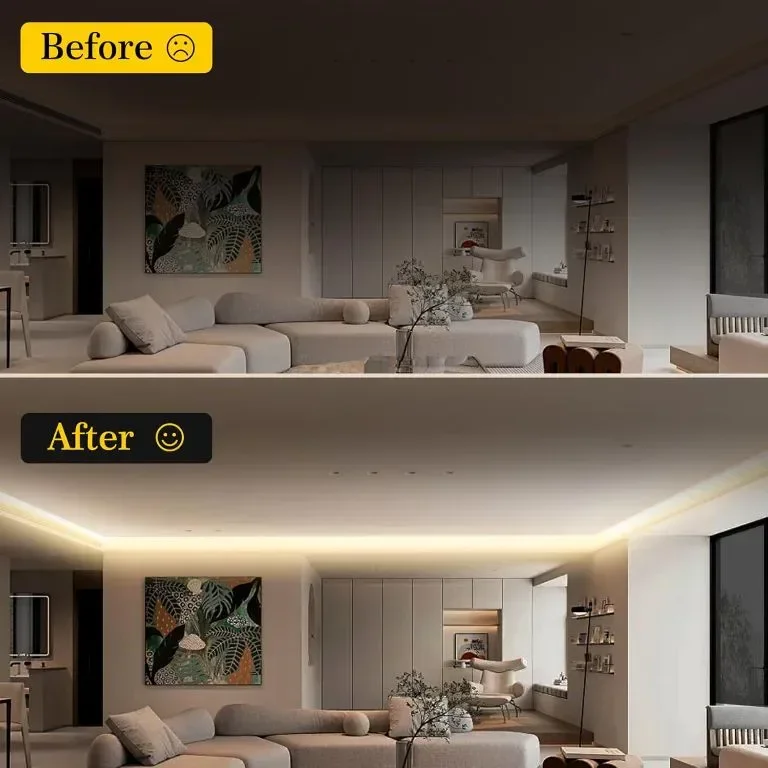 FUIQI COB LED лента 10M, димируеми безточкови LED ленти със смарт приложение и дистанционно, 8 мм — снимка 6
